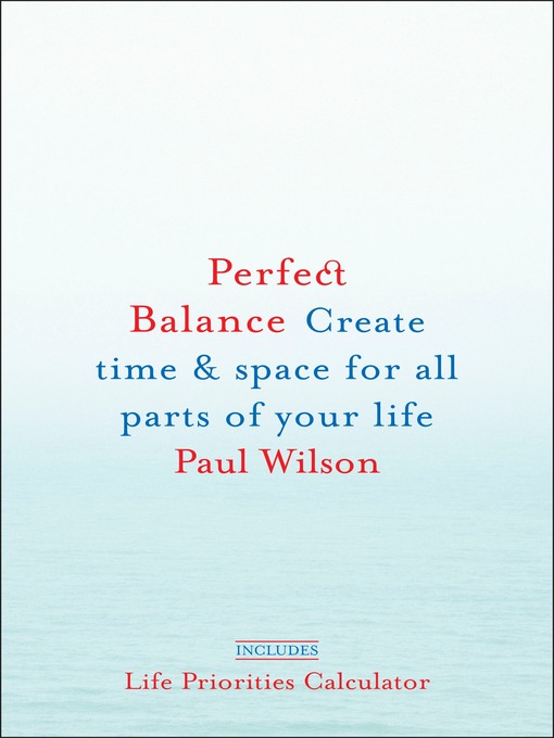 Title details for Perfect Balance by Paul Wilson - Wait list